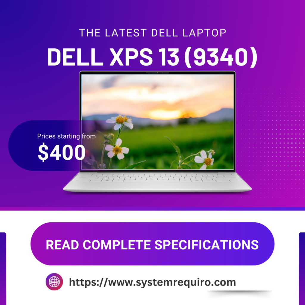 Dell XPS 13 (9340) 2024 Systemrequiro.com
